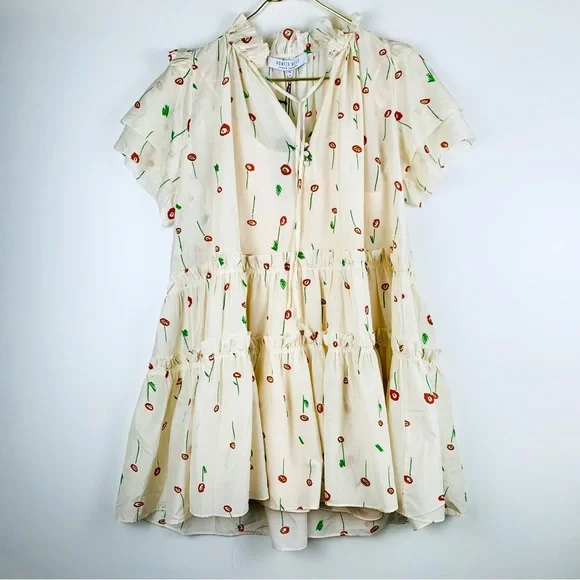 New Hunter Bell Merritt Dress Abstract Floral - Picture 3 of 10